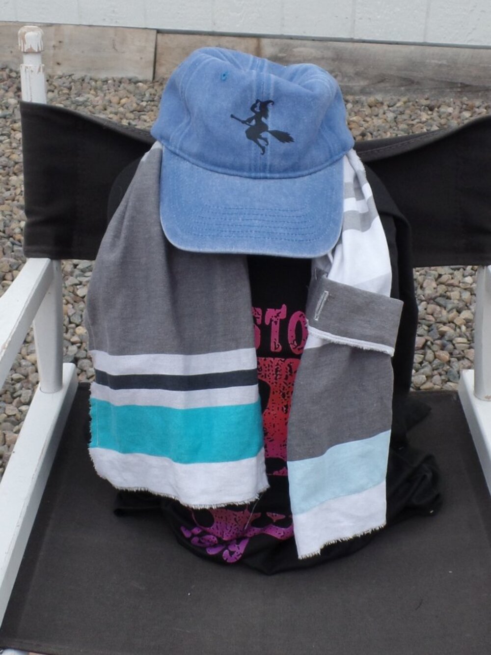 Hand Crafted LOOP-IN SWAG Scarf CLASSIC STRIPE - Picture 8 of 12